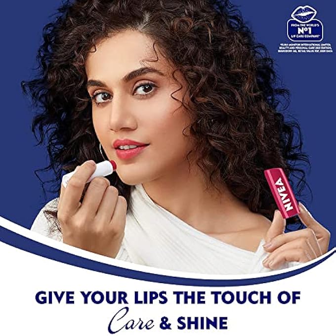 Nivea LIP CARE CHERRY KISS (PACK OF 1),4.8 G(PACK OF 1) - Image 2